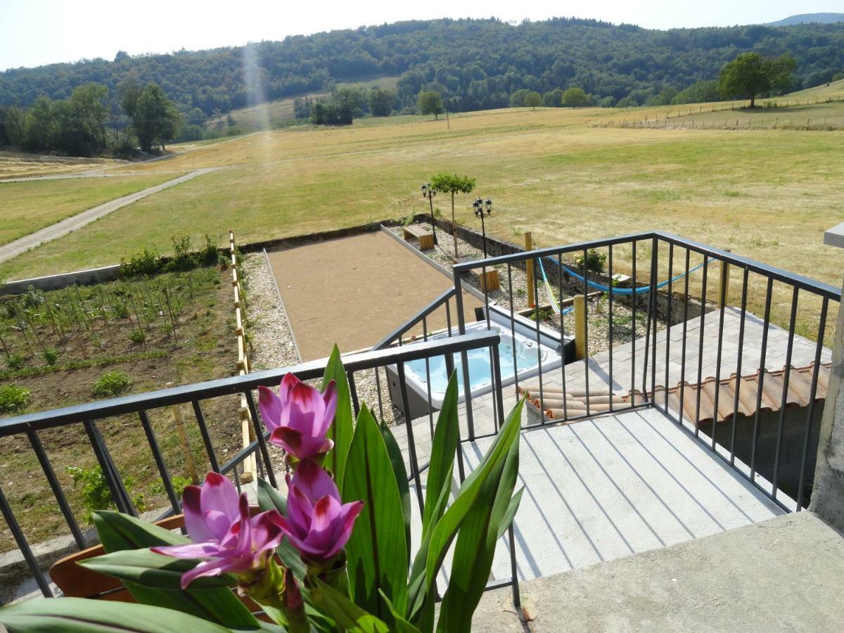 Les Violettes Du Bugey Villa Marchamp Buitenkant foto